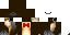 Minecraft skin texture, 64x32 legacy pixels
