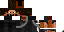 Minecraft skin texture, 64x32 legacy pixels