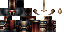 Minecraft skin texture, 64x32 legacy pixels