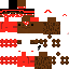 Minecraft skin texture, 64x64 pixels