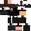 Minecraft skin texture, 64x64 pixels