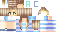 Minecraft skin texture, 64x32 legacy pixels