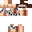 Minecraft skin texture, 64x64 pixels
