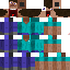 Minecraft skin texture, 64x64 pixels