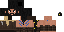 Minecraft skin texture, 64x32 legacy pixels