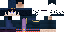 Minecraft skin texture, 64x32 legacy pixels