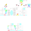 Minecraft skin texture, 64x64 pixels