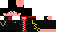 Minecraft skin texture, 64x32 legacy pixels