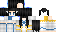 Minecraft skin texture, 64x32 legacy pixels