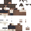 Minecraft skin texture, 64x64 pixels