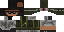 Minecraft skin texture, 64x32 legacy pixels