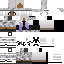 Minecraft skin texture, 64x64 pixels