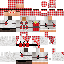 Minecraft skin texture, 64x64 pixels