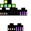 Minecraft skin texture, 64x64 pixels
