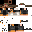 Minecraft skin texture, 64x64 pixels