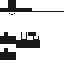 White Minecraft skin texture, 64x64 pixels