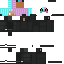 Minecraft skin texture, 64x64 pixels