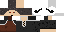 Minecraft skin texture, 64x32 legacy pixels