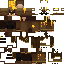 Minecraft skin texture, 64x64 pixels