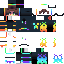 Minecraft skin texture, 64x64 pixels