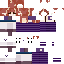 Minecraft skin texture, 64x64 pixels