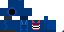 Minecraft skin texture, 64x32 legacy pixels