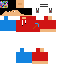 Minecraft skin texture, 64x64 pixels