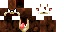Minecraft skin texture, 64x32 legacy pixels