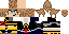 Minecraft skin texture, 64x32 legacy pixels