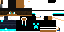 Minecraft skin texture, 64x32 legacy pixels