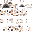 Minecraft skin texture, 64x64 pixels