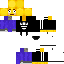 Minecraft skin texture, 64x64 pixels