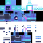 Minecraft skin texture, 64x64 pixels
