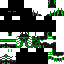 Black Minecraft skin texture, 64x64 pixels
