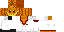 Minecraft skin texture, 64x32 legacy pixels