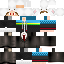 Minecraft skin texture, 64x64 pixels