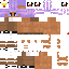 Minecraft skin texture, 64x64 pixels