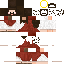 Minecraft skin texture, 64x64 pixels