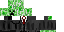 Gray Minecraft skin texture, 64x32 legacy pixels