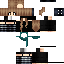 Minecraft skin texture, 64x64 pixels