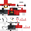 Minecraft skin texture, 64x64 pixels