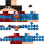 Minecraft skin texture, 64x64 pixels