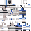 Minecraft skin texture, 64x64 pixels