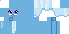Minecraft skin texture, 64x32 legacy pixels
