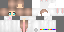 Minecraft skin texture, 64x32 legacy pixels