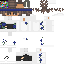 Minecraft skin texture, 64x64 pixels