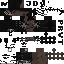 Minecraft skin texture, 64x64 pixels