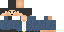 Minecraft skin texture, 64x32 legacy pixels