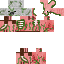 Minecraft skin texture, 64x64 pixels