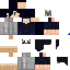 Minecraft skin texture, 64x64 pixels